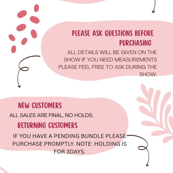 This Listing Is For LIVE SHOWS/ 💥SHOW POLICY PLEASE READ BEFORE YOU BID💥 - Picture 3 of 4